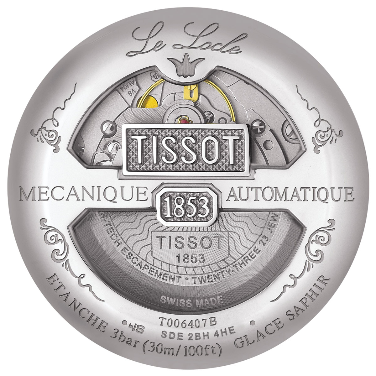 tissot glace saphir