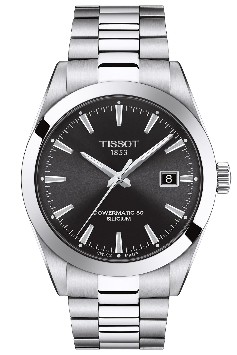 Tissot T127.407.11.051.00 Herren-Armbanduhr Gentleman Powermatic 80 Silicium