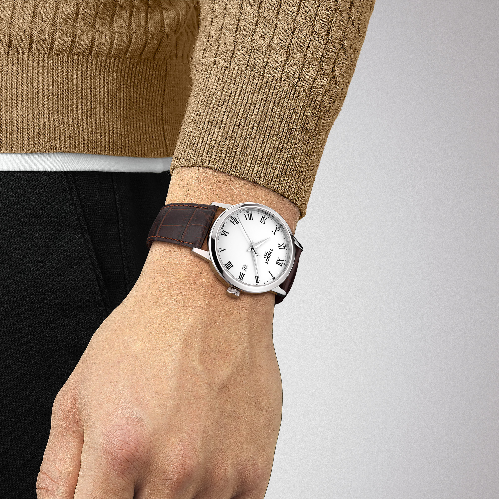 Tissot T129.410.16.013.00 Men's Watch Classic Dream with Leather Strap