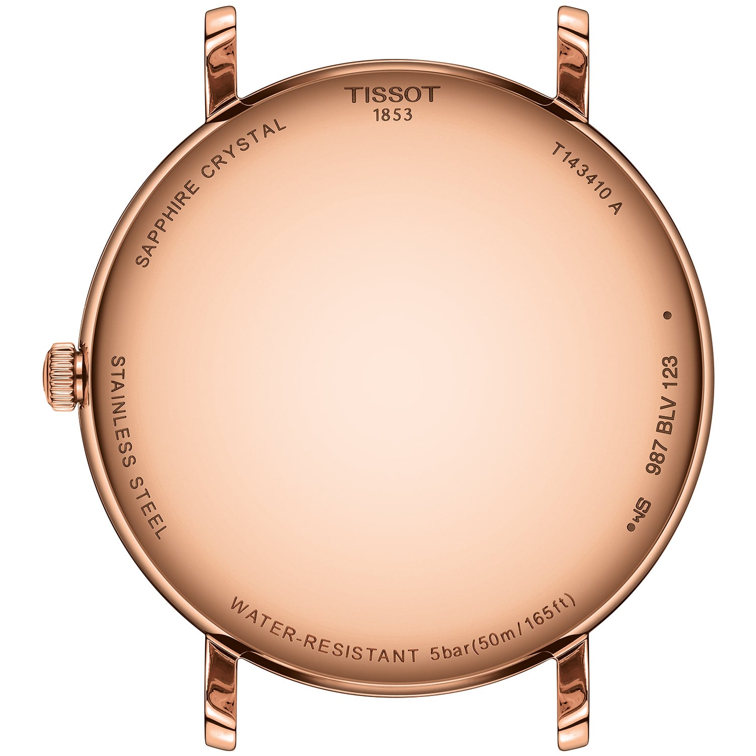 Tissot Herrenuhr Everytime Braun/Roségoldfarben T143.410.36.011.00 