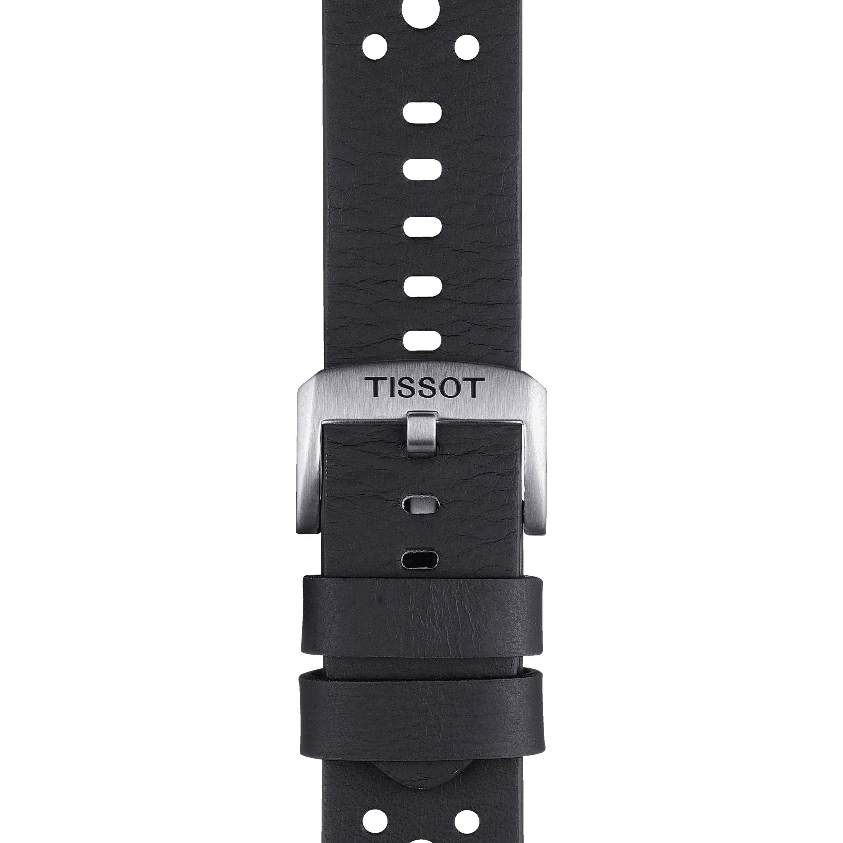 Tissot T852.046.810 Uhrenarmband 22 mm Leder Schwarz