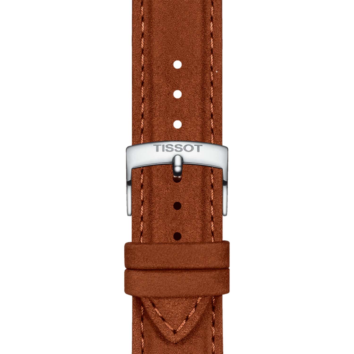 Tissot T852.048.229 Uhren-Armband 21 mm Leder Braun