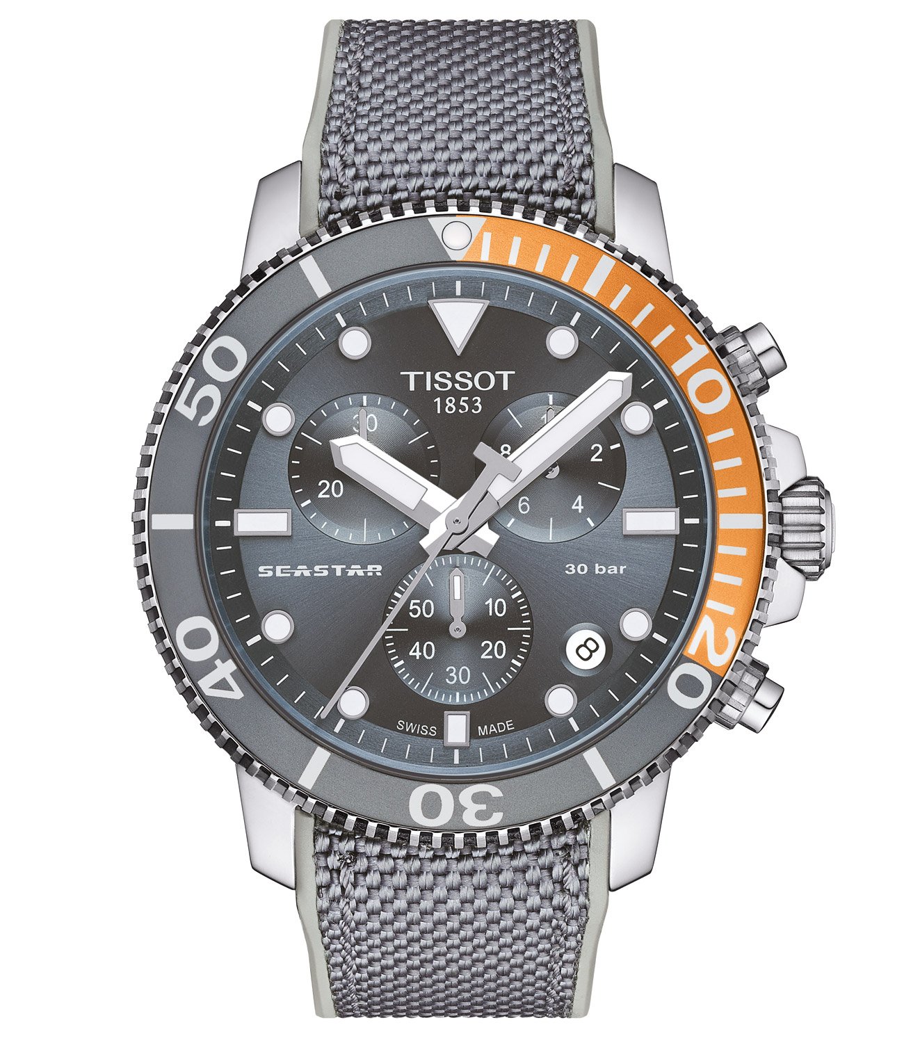 Tissot T120.417.17.081.01 Herrenuhr Chronograph Seastar 1000 Grau