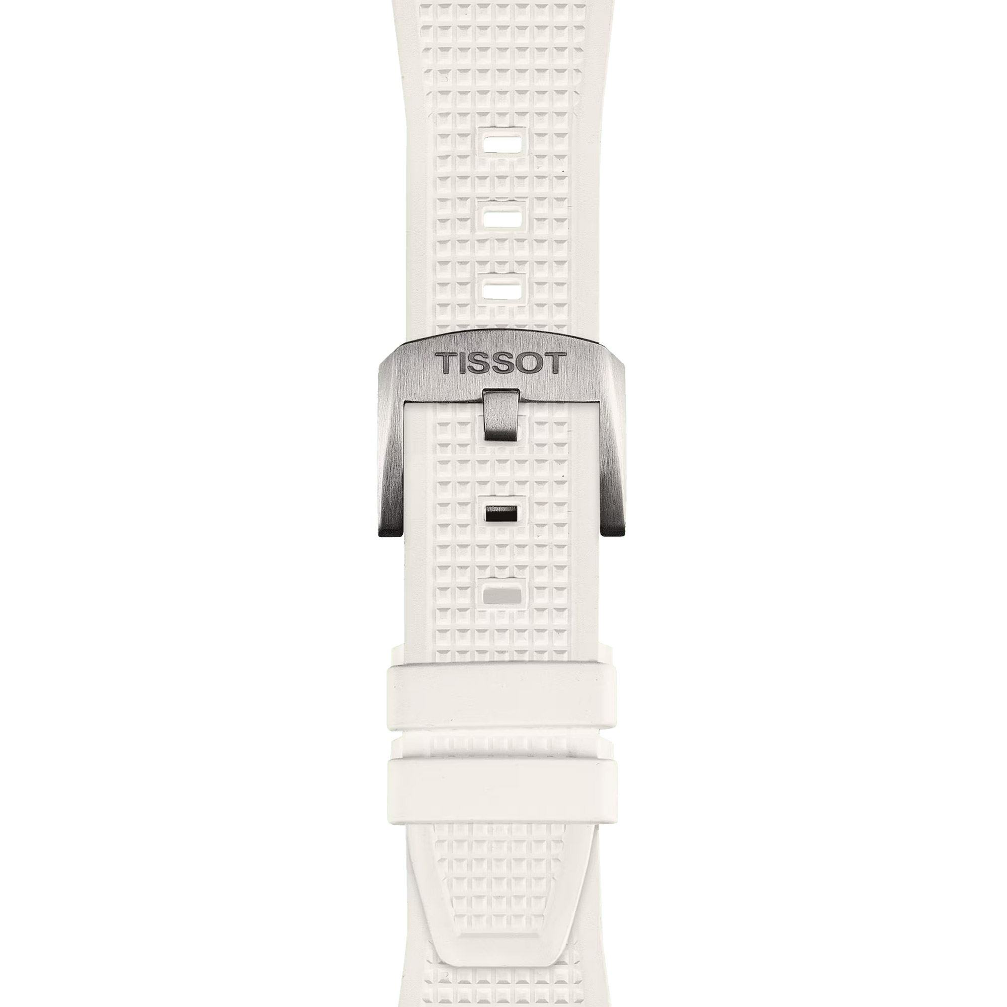 Tissot T852.048.463 Uhrenarmband Kautschuk Weiß für PRX 40