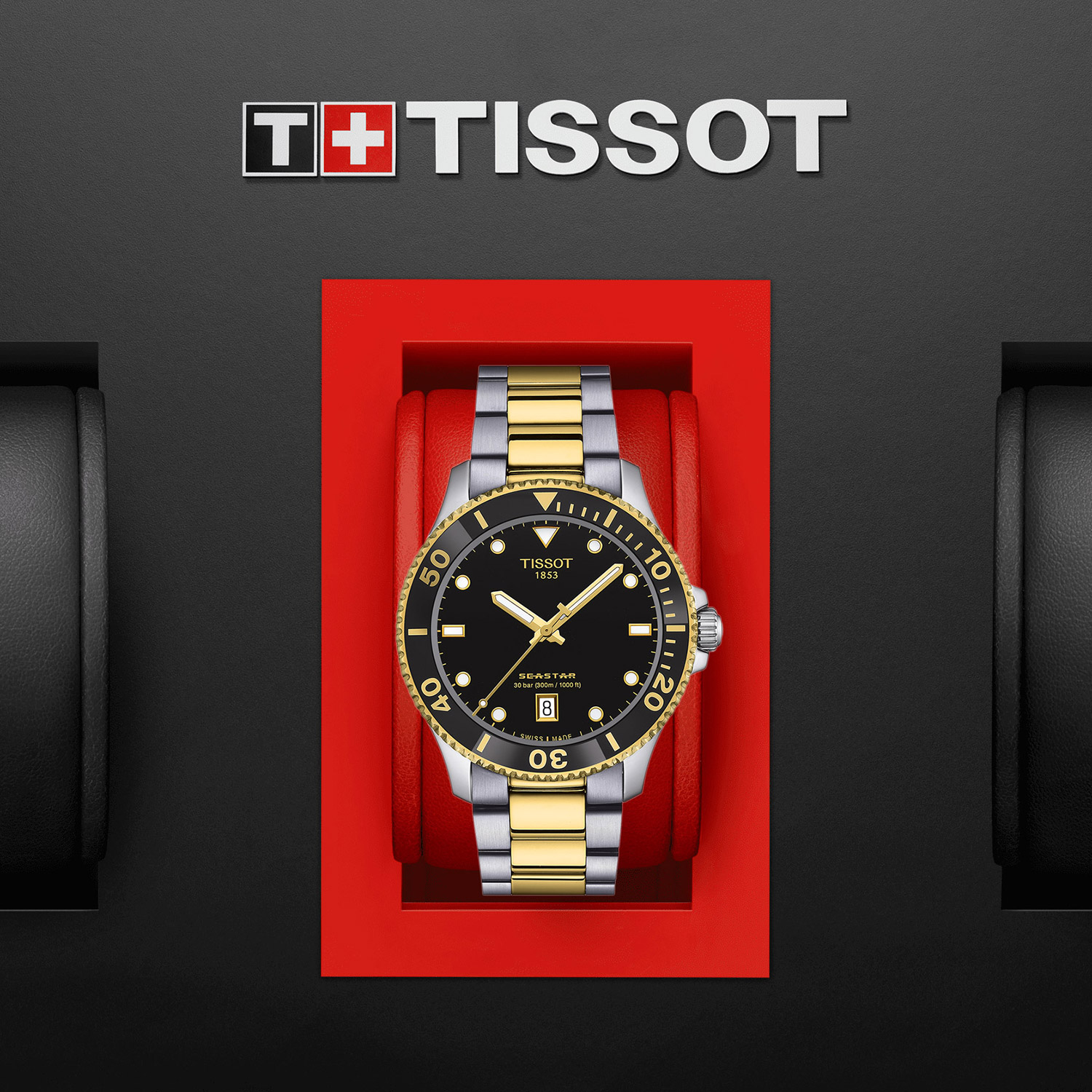 Tissot Unisex Taucheruhr Seastar 1000 Bicolor T120.410.22.051.00 