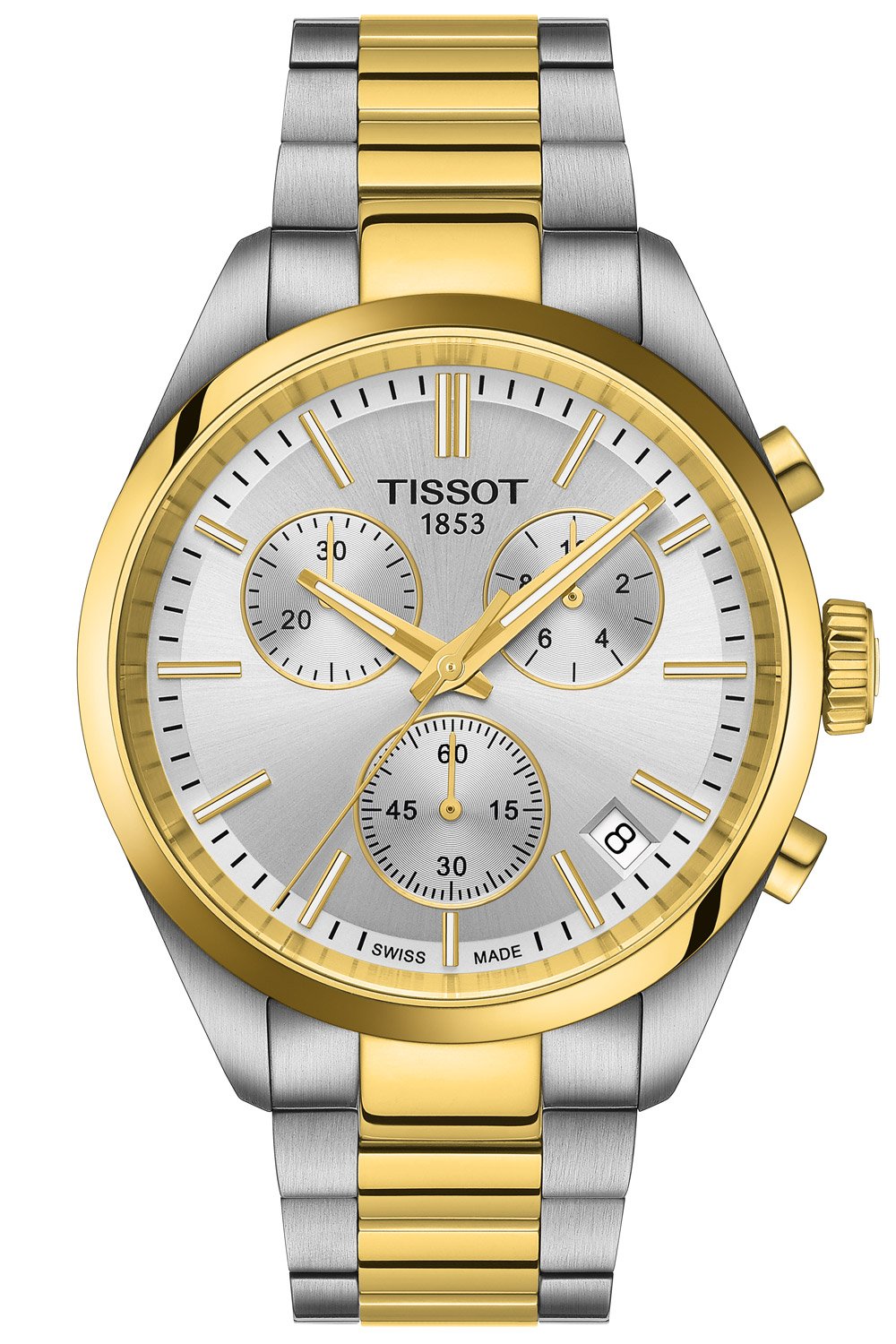 Tissot T150.417.22.031.00 Herrenuhr PR 100 Chronograph Bicolor