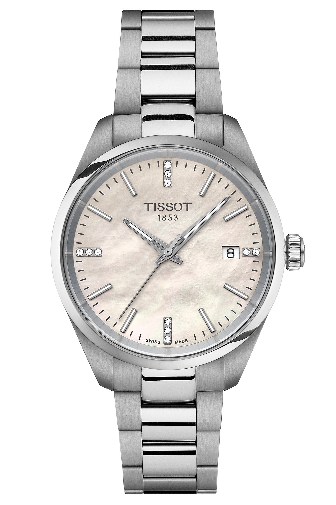 Tissot T150.210.11.116.00 Damenuhr PR 100 34 mm Perlmutt