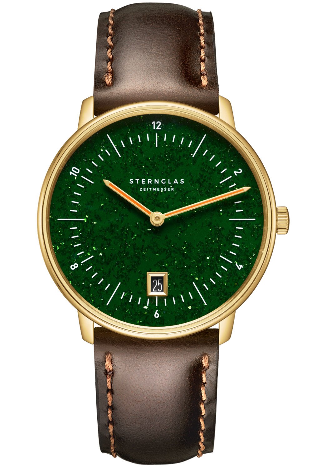 Sternglas S01-NAN41-BR01 Herrenuhr Naos Edition Aventurine Braun/Grün