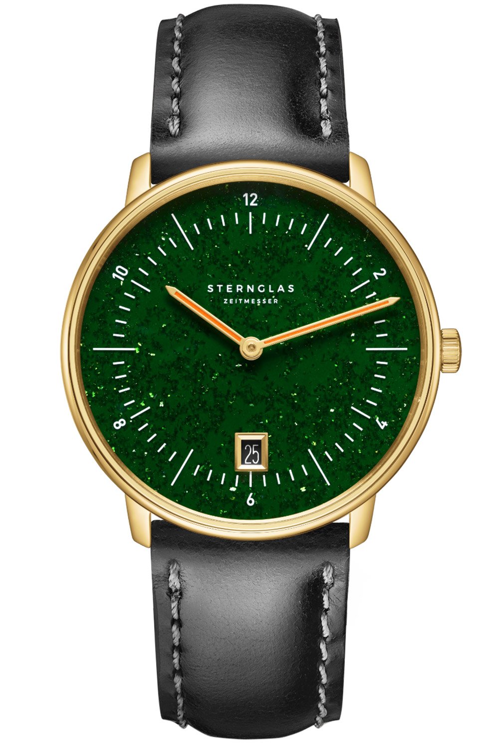 Sternglas S01-NAN41-BR04 Herrenuhr Naos Edition Aventurine Schwarz/Grün