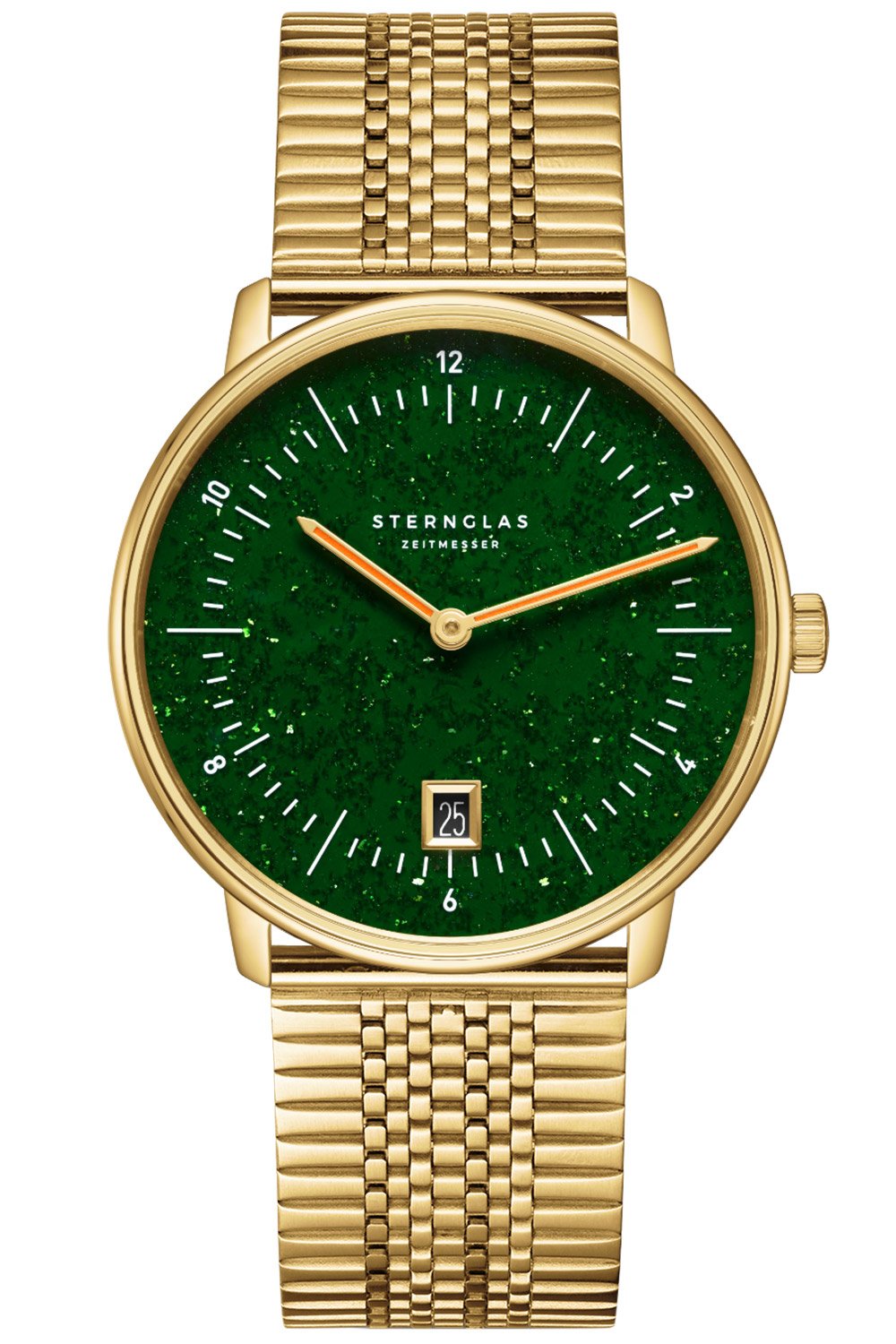 Sternglas S01-NAN41-ME09 Herrenarmbanduhr Naos Edition Aventurine Goldfarben