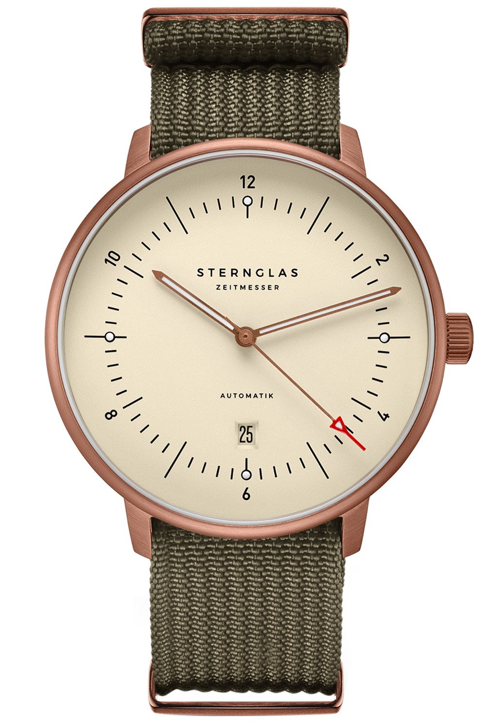 Sternglas S02-NX42-FI05 Herrenuhr Naos XL Automatik Alabaster Bronze/Grün