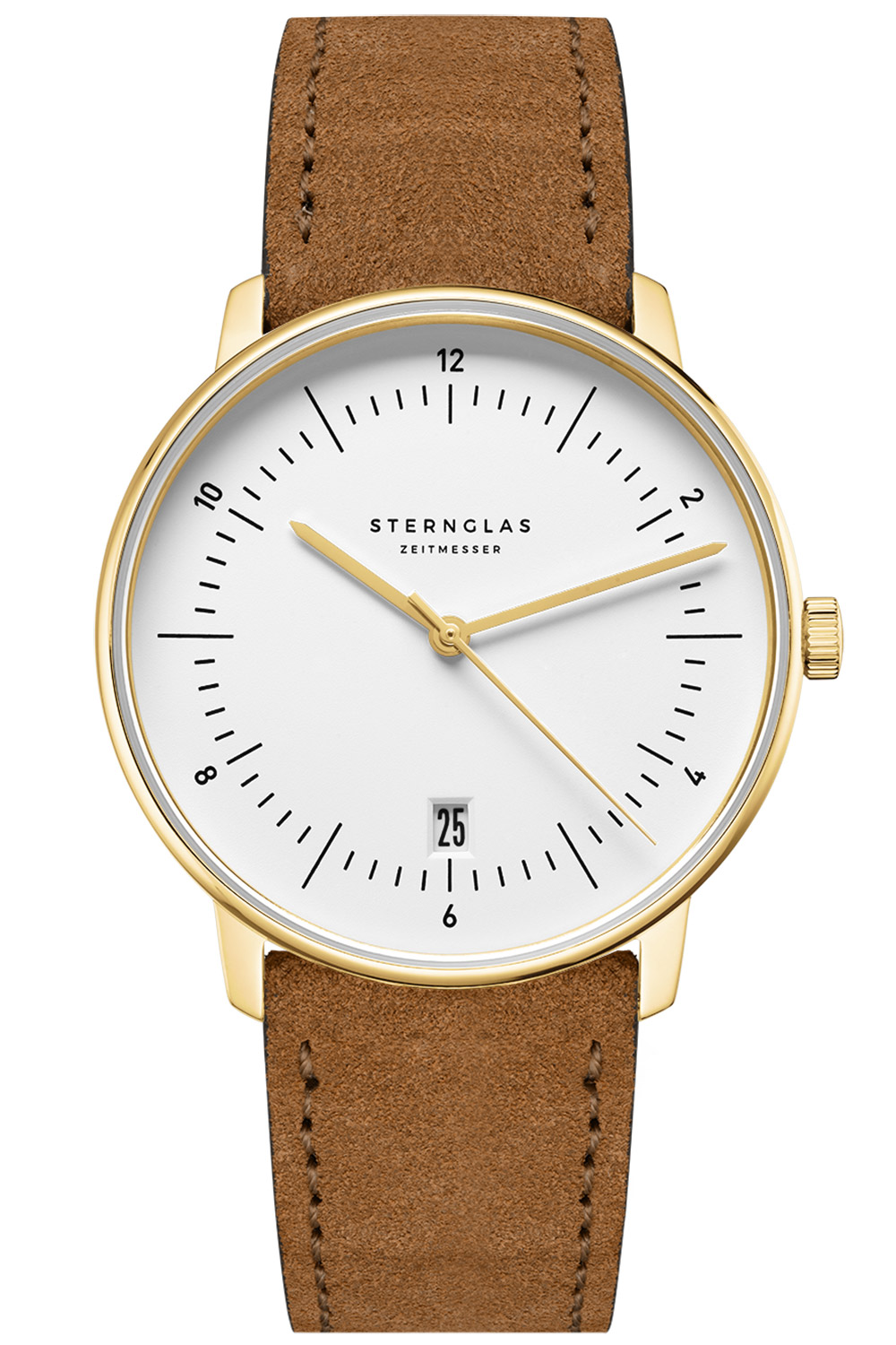 Sternglas S01-NAE02-WL02 Herrenuhr Naos Edition Heritage Braun/Goldfarben