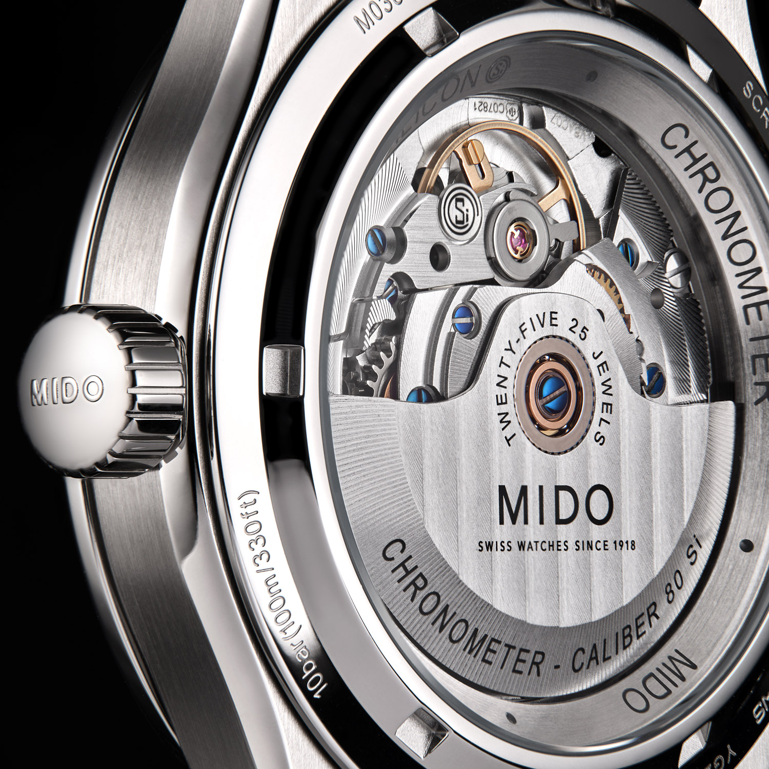 Mido Herren-Automatikuhr Multifort M Chronometer M038.431.11 