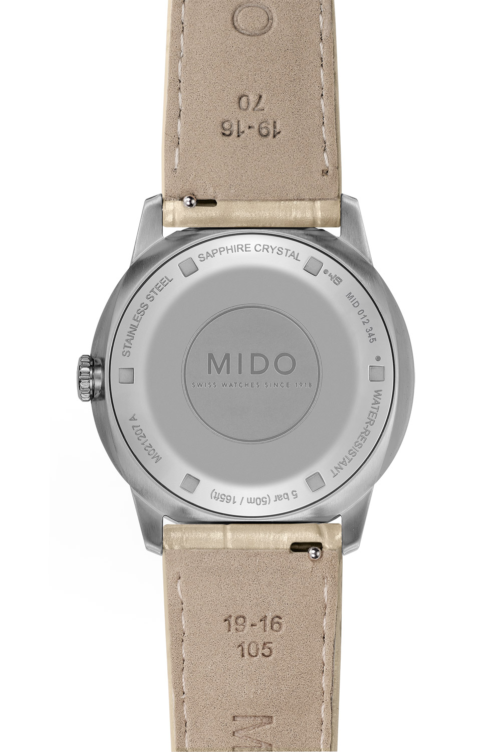 Mido Damen-Armbanduhr Automatik Commander Lady Beige M021.207.16  