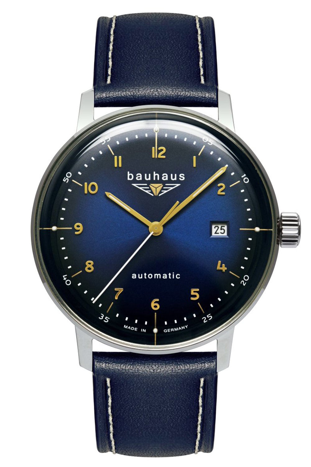 Bauhaus 2064-3 Herren-Armbanduhr Automatik Blau