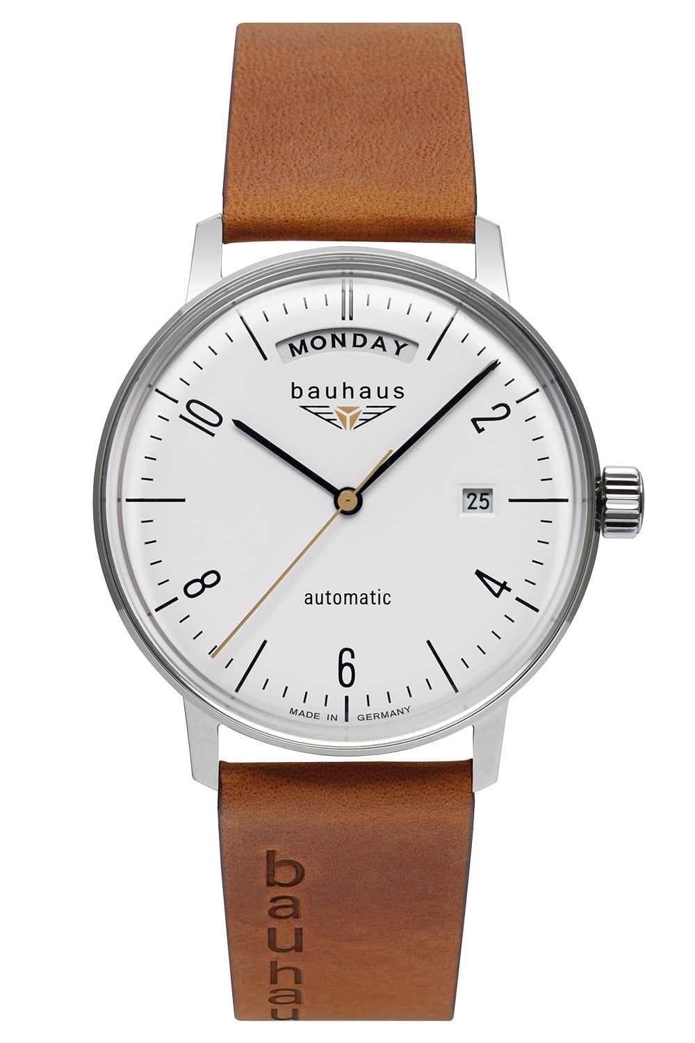 Bauhaus 2070-1 Herrenuhr Pure Automatik Day-Date