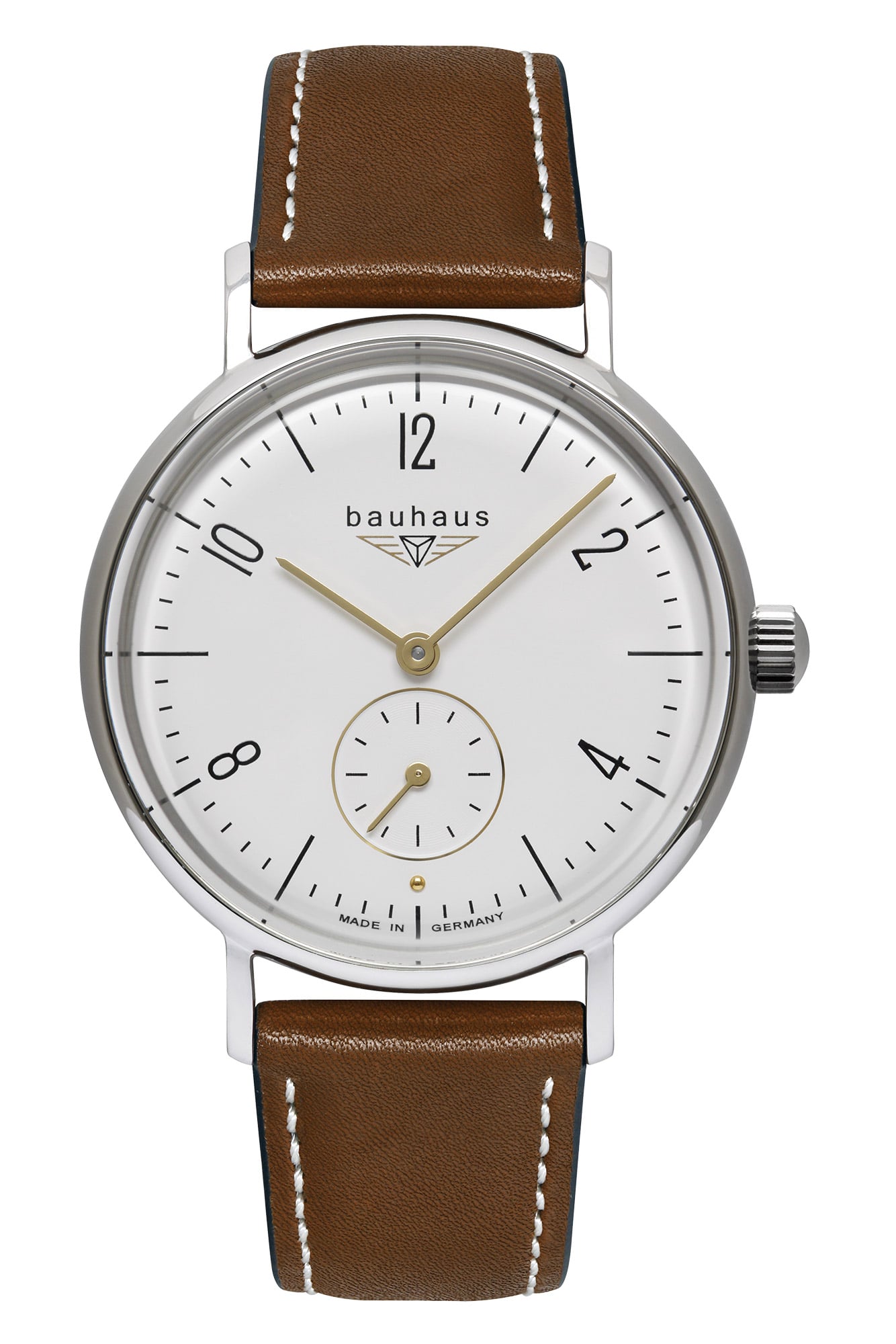 Bauhaus 2137-1 Damenarmbanduhr Quarz Pure Cognacfarben