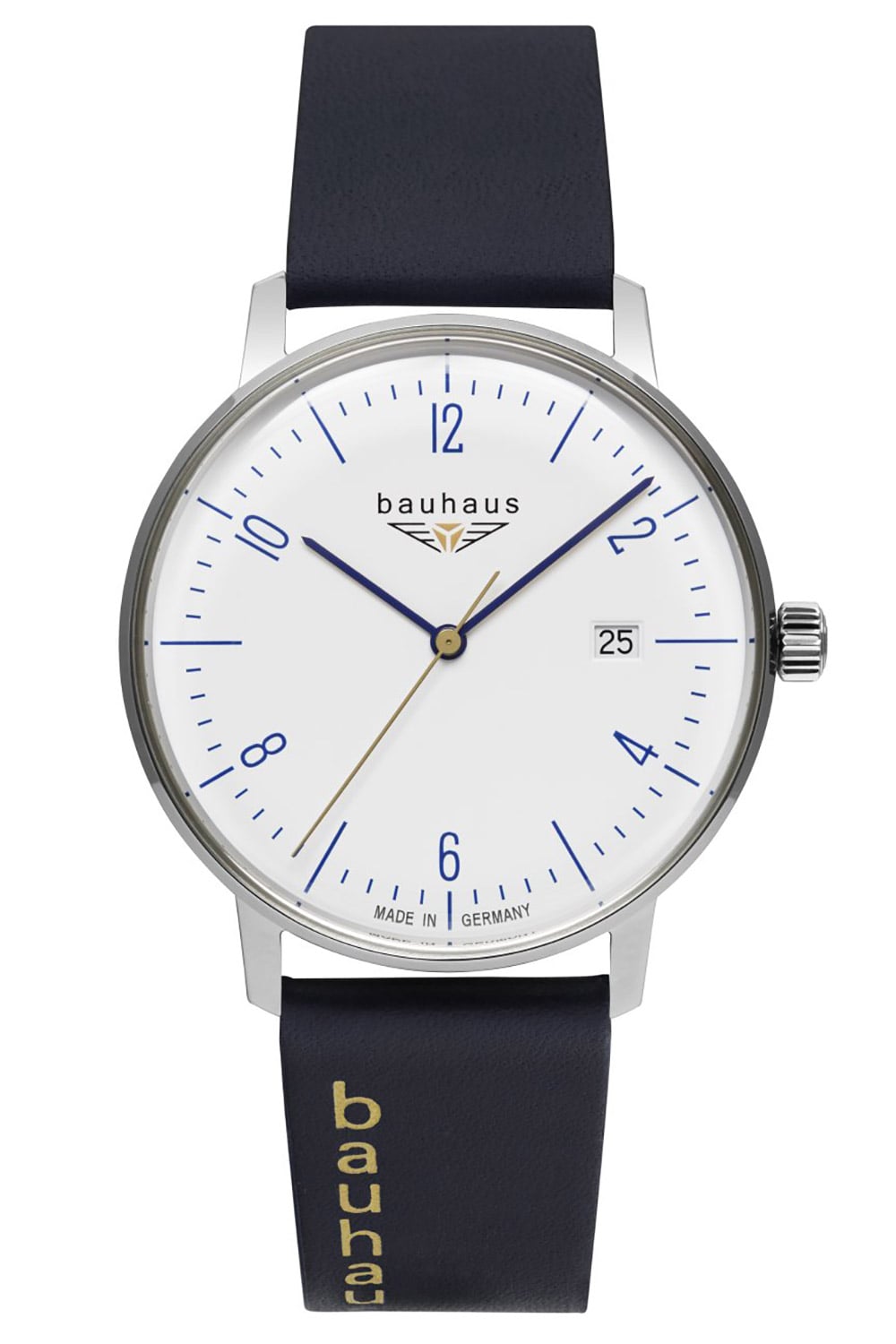 Bauhaus 2138-1 Herrenuhr Pure Quarz Dunkelblau