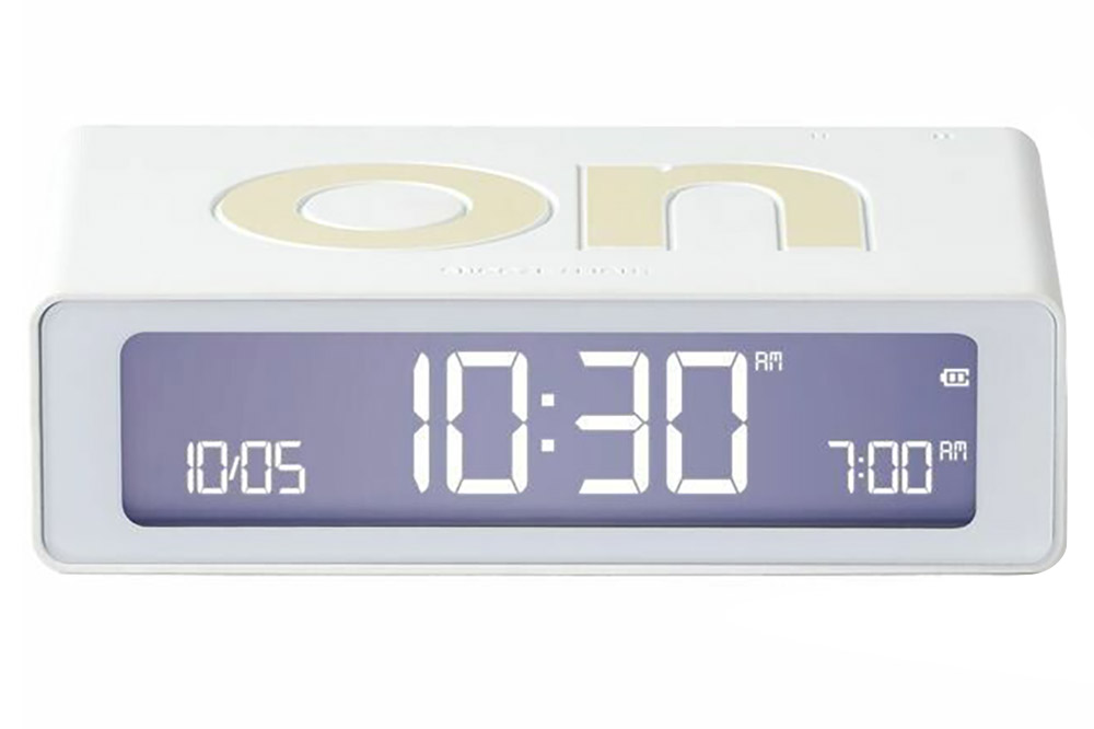 Lexon Lexon LR158W9 Digitalwecker Flip Mini Weiß