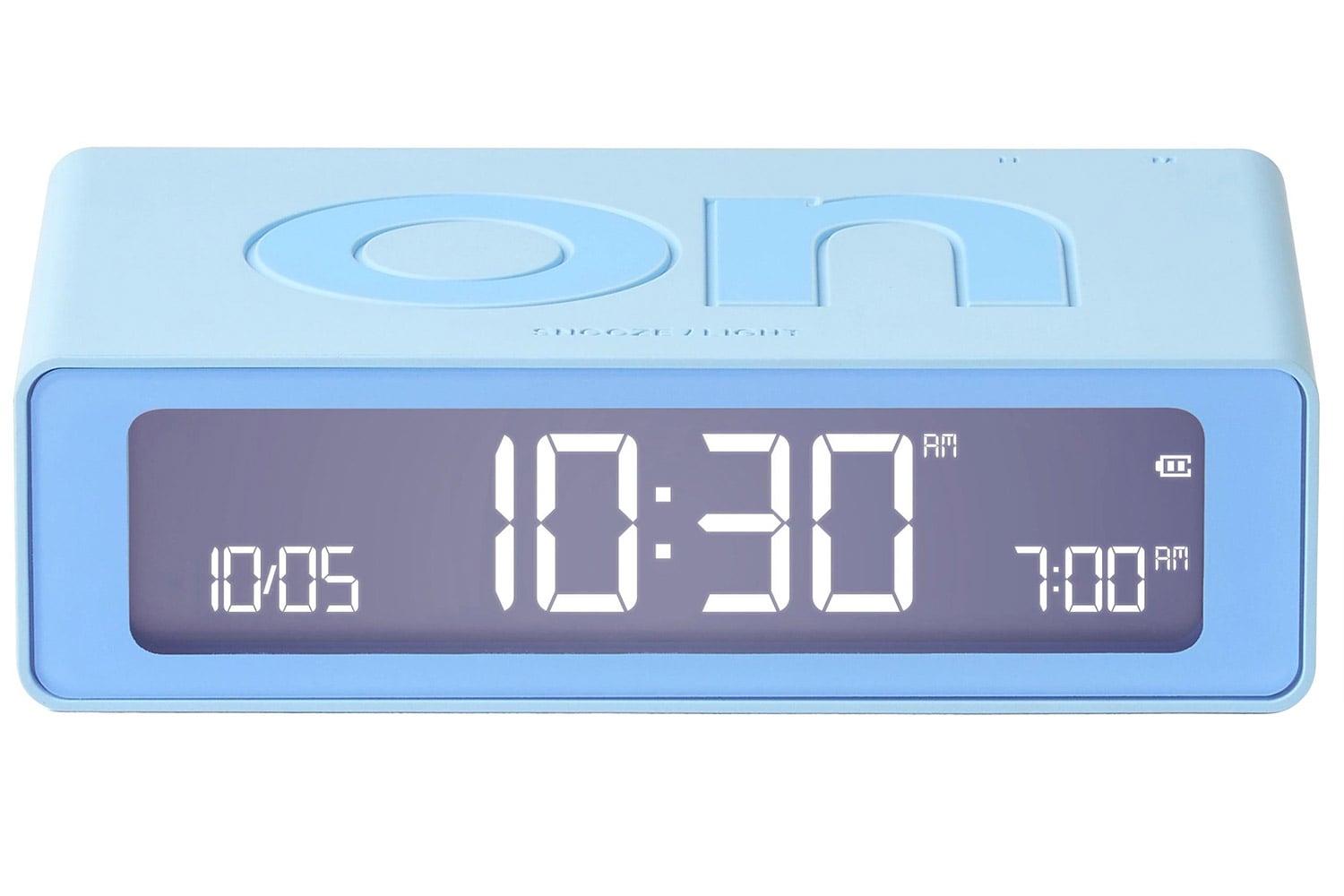 Lexon LR158LB1 Digitalwecker Flip Mini Hellblau Lexon LR158LB1 Digitalwecker Flip Mini Hellblau