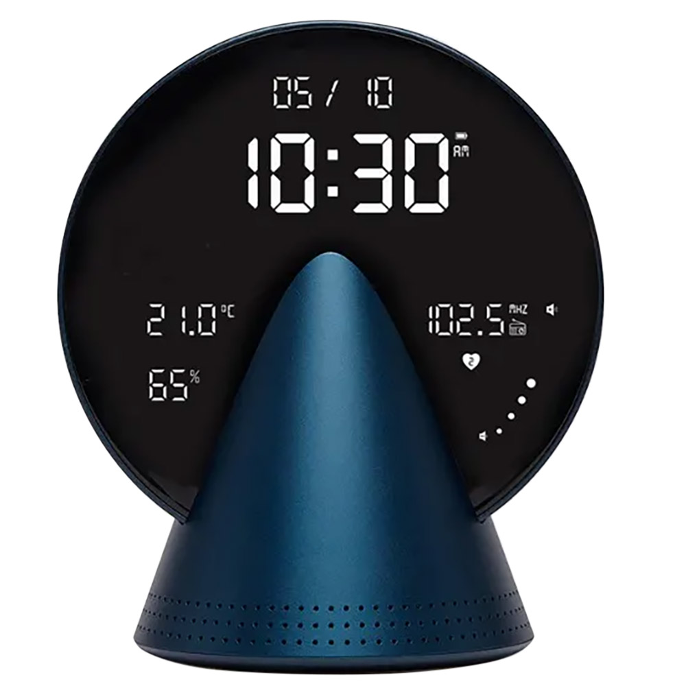 Lexon LR156L3 Radio-Wecker Conic Clock Lapisblau