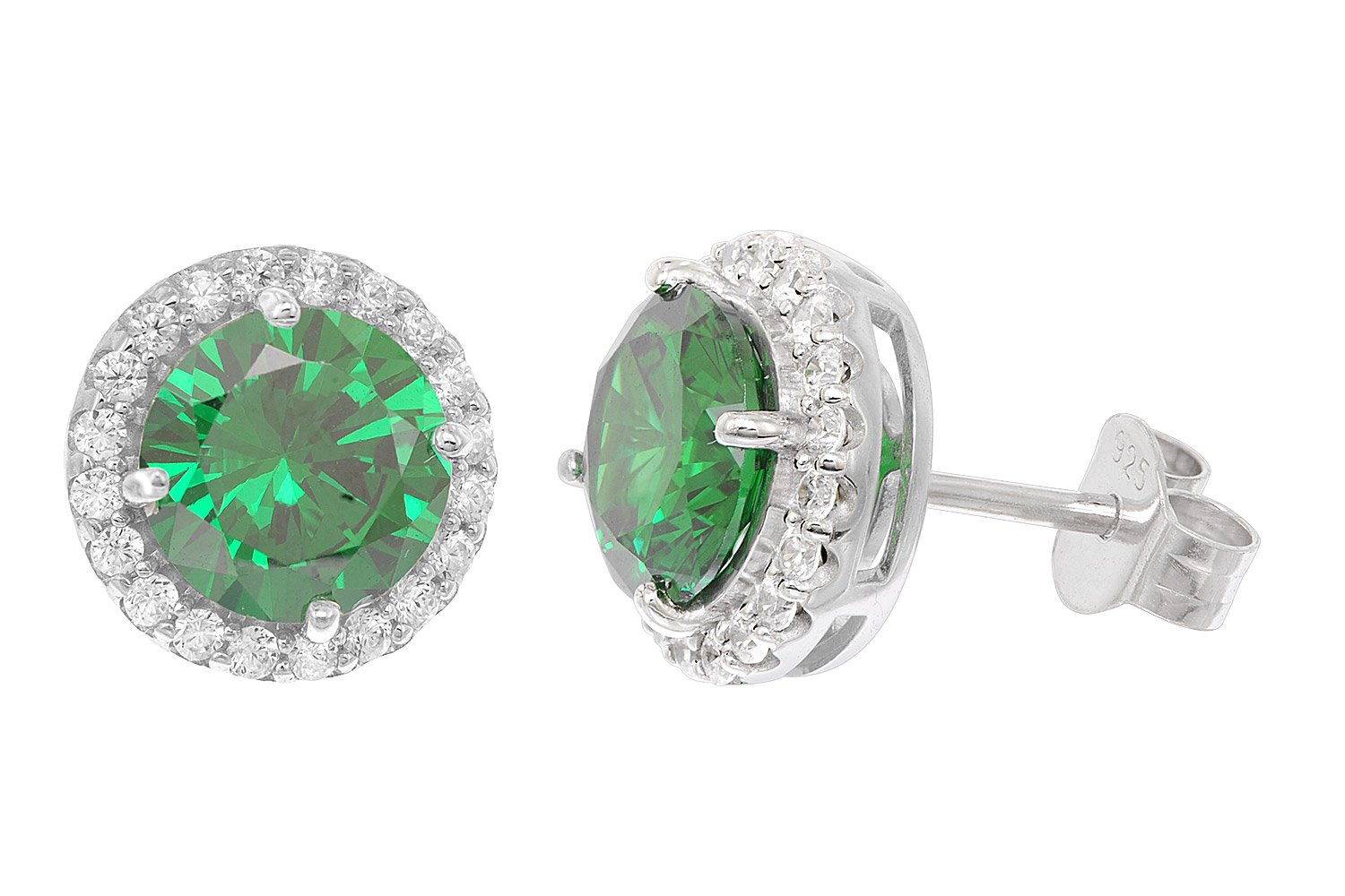 Acalee 70-1047-05 Damen-Ohrringe 925 Silber Zirkonia-Ohrstecker Arcticgrün Acalee 70-1047-05 Damen-Ohrringe 925 Silber Zirkonia-Ohrstecker Arcticgrün