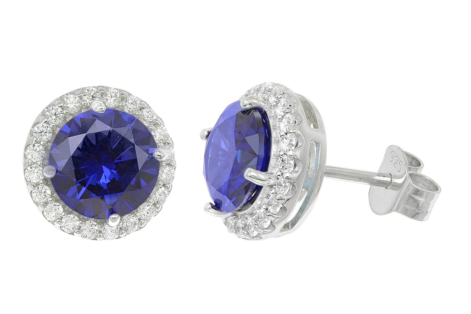 Acalee 70-1047-06 Damen-Ohrringe 925 Silber Zirkonia-Ohrstecker Tanzanitblau Acalee 70-1047-06 Damen-Ohrringe 925 Silber Zirkonia-Ohrstecker Tanzanitblau