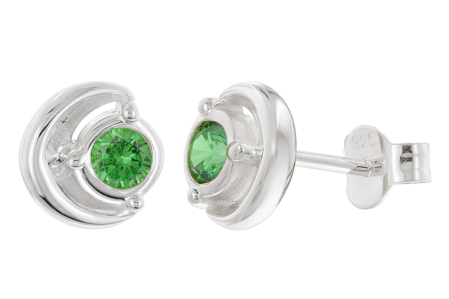 Acalee AC8888-11 Damen Ohrringe 925 Silber Ohrstecker Zirkonia Grün Acalee AC8888-11 Damen Ohrringe 925 Silber Ohrstecker Zirkonia Grün