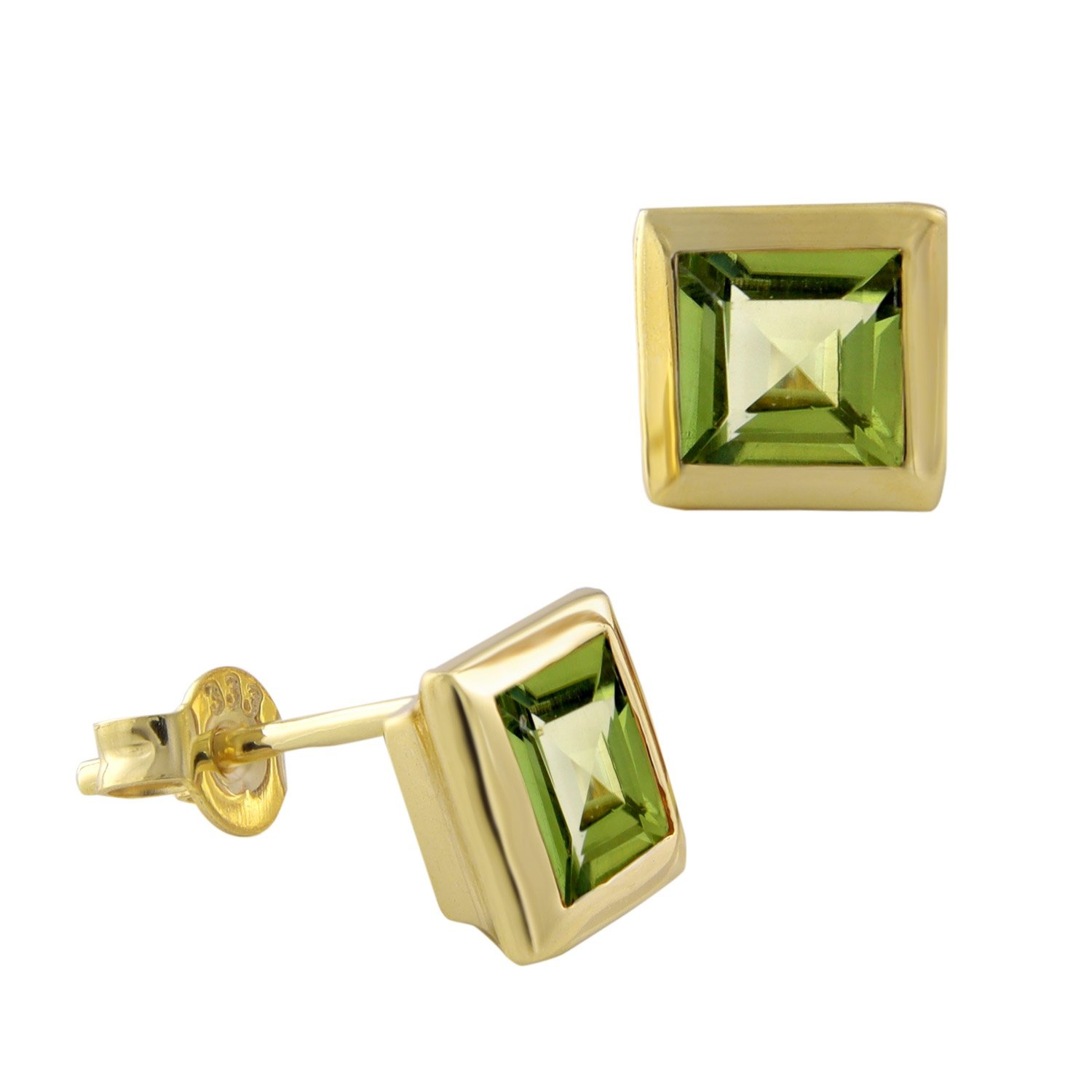 Acalee Peridot-Ohrringe Gold 333 / Peridot • 8K 70-1018-04 mit Ohrstecker uhrcenter