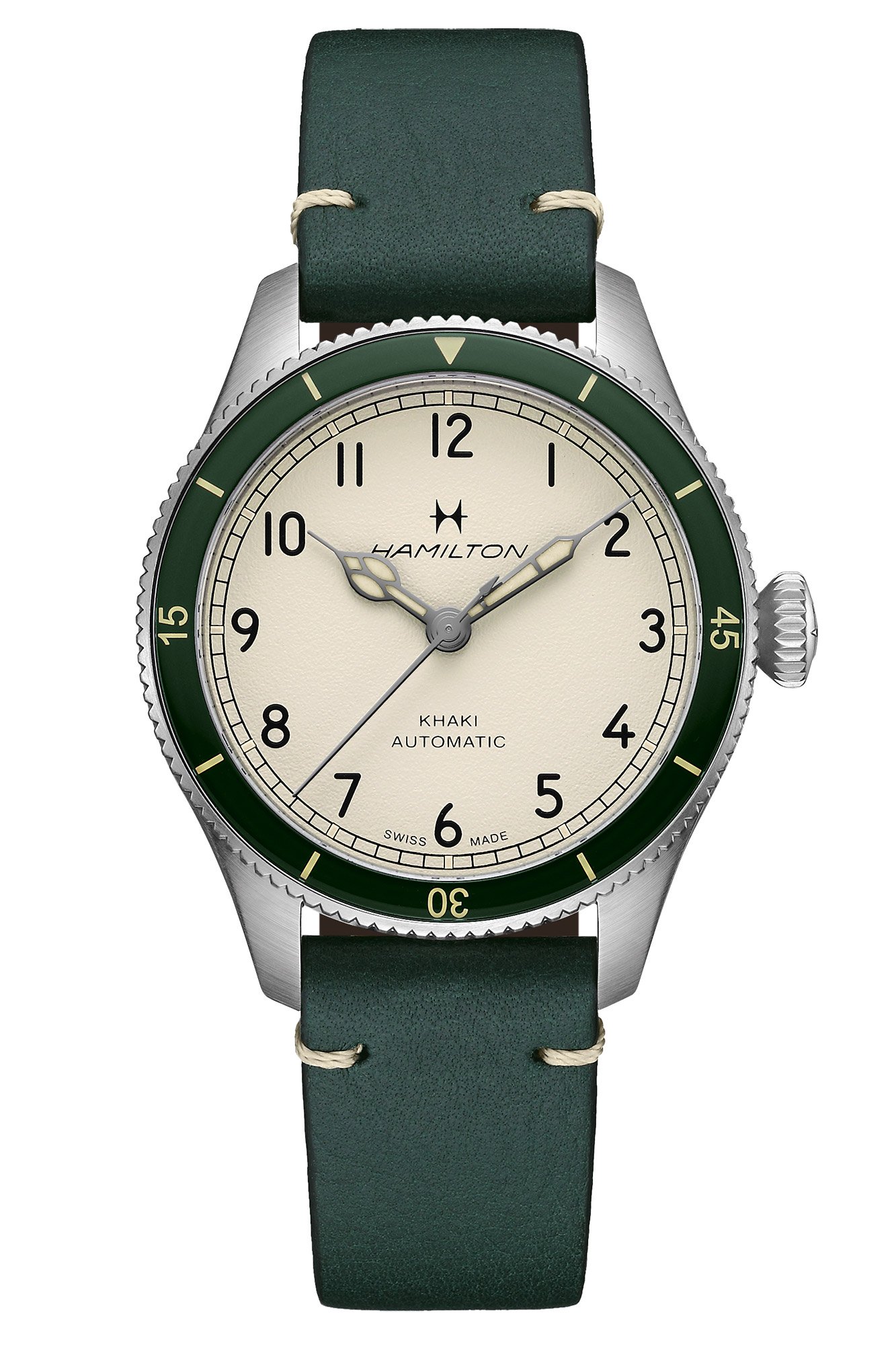 Hamilton H76255810 Herrenuhr Automatik Khaki Pilot Pioneer Dunkelgrün Hamilton H76255810 Herrenuhr Automatik Khaki Pilot Pioneer Dunkelgrün