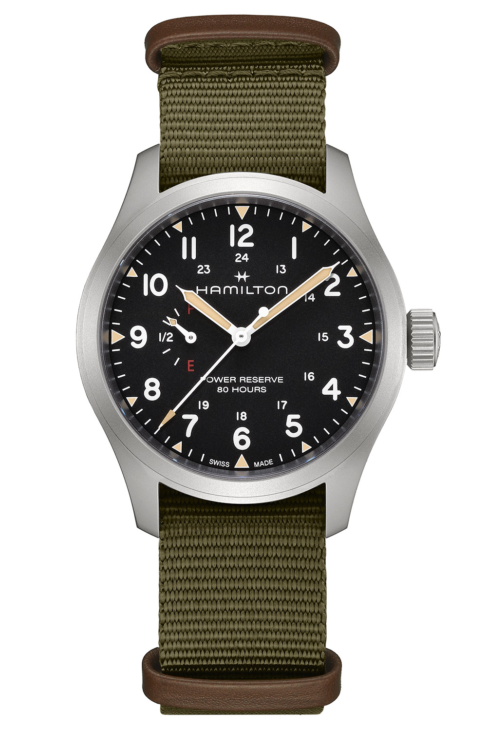 Hamilton H69509930 Herrenuhr Handaufzug Mechanical Power Reserve Grün/Schwarz Hamilton H69509930 Herrenuhr Handaufzug Mechanical Power Reserve Grün/Schwarz