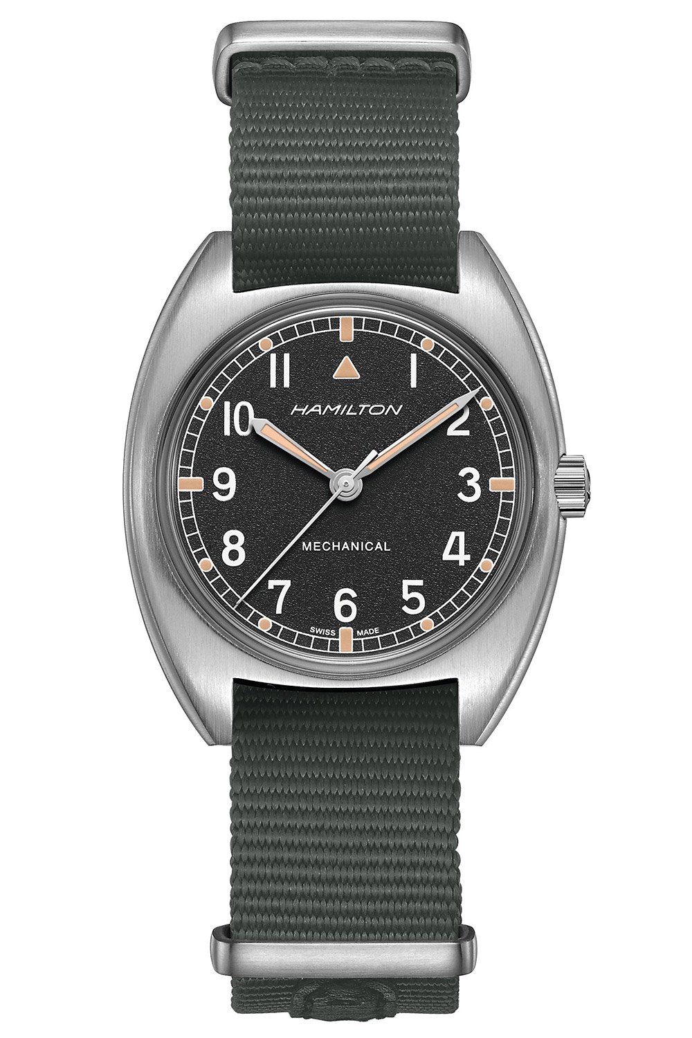 Hamilton Watch Hand-Winding Pilot Pioneer Mechanical Grey/Black 36 mm  H76419931