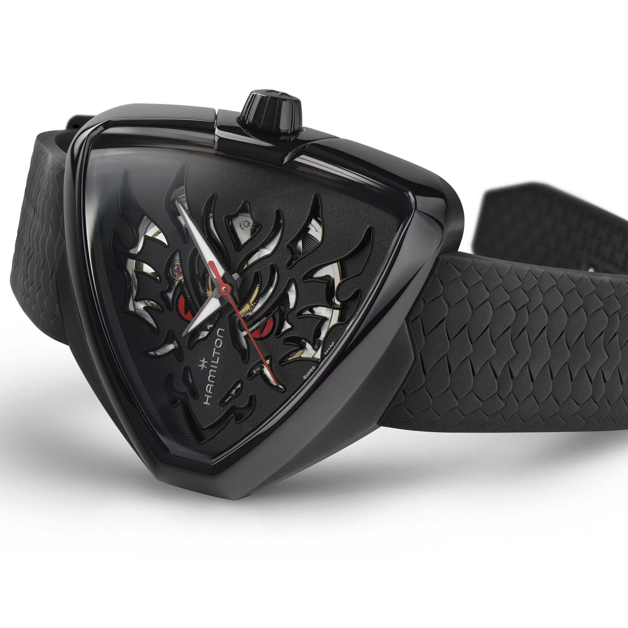 Hamilton Armbanduhr Ventura Elvis80 Skeleton Dragon Automatik 