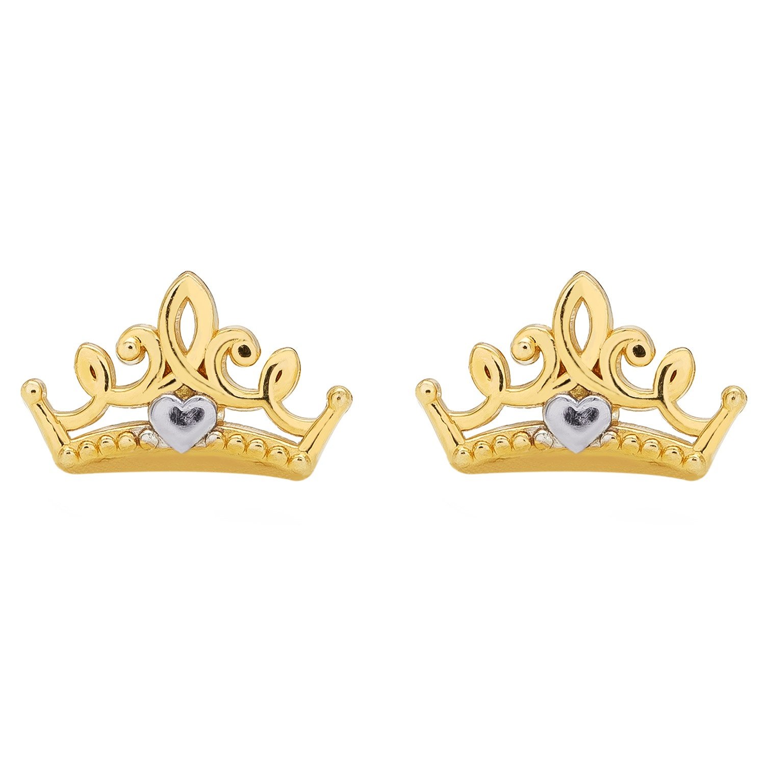 Disney crown deals earrings