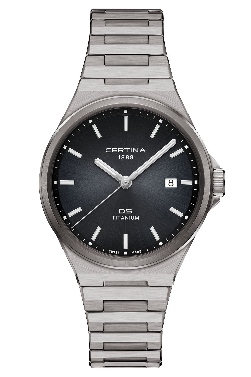 Certina C043.410.44.051.00 Titanuhr in Unisexgröße Quartz DS-7 Schwarz