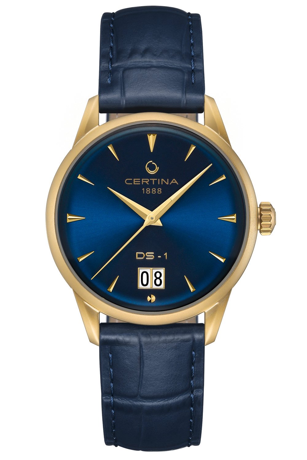 Certina C029.426.36.041.00 Herrenuhr Automatik DS-1 Blau/Goldfarben 41 mm