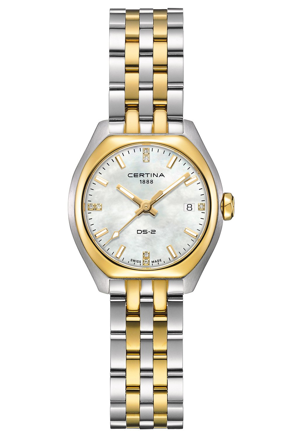 Certina C049.210.22.116.00 Damenuhr Quarz DS-2 Bicolor/Perlmutt