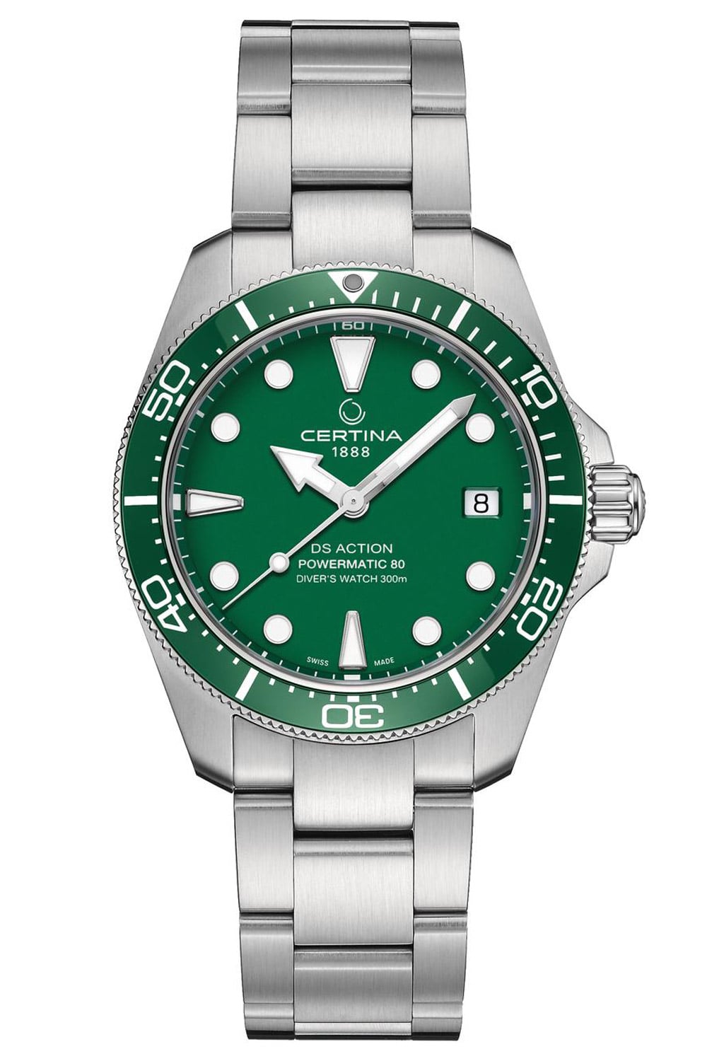 Certina C048.807.11.091.00 Taucheruhr Automatik DS Action Diver 38 mm Grün