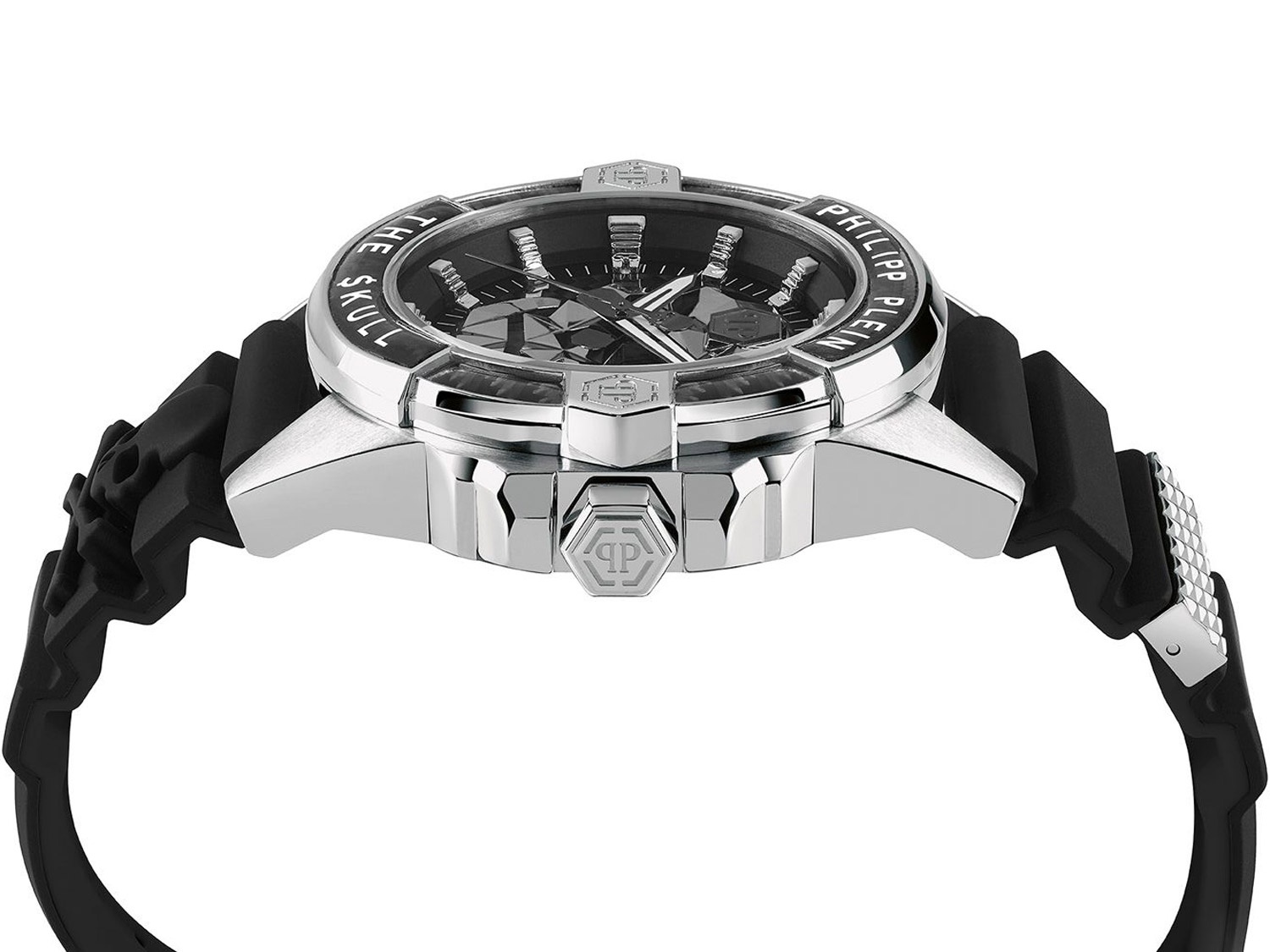 Philipp Plein Armbanduhr The $kull Karbonfaser Schwarz PWAAA1622  