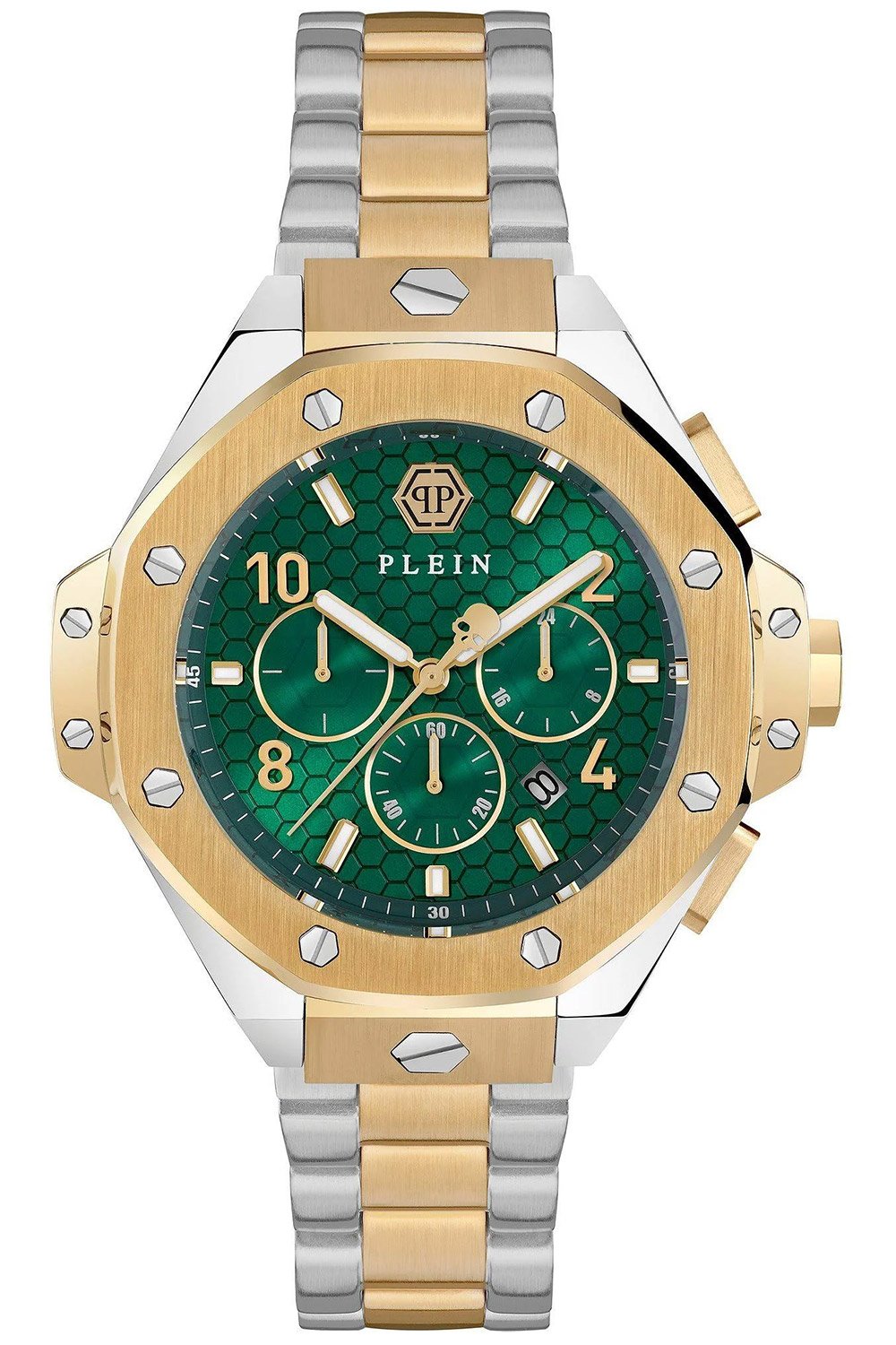 Philipp Plein PWPRA0324 Herrenuhr Chronograph Royal Bicolor/Grün