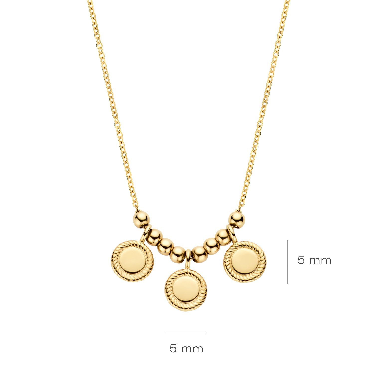 Blush 3171YGO Women s Necklace Plates 585 Gold