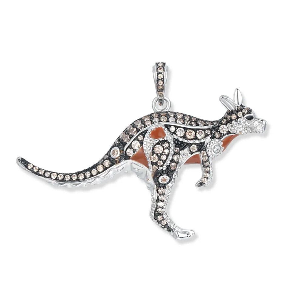 Seinerzeit SZA-3990-436 Silber-Anhänger Gangu Känguru Seinerzeit SZA-3990-436 Silber-Anhänger Gangu Känguru