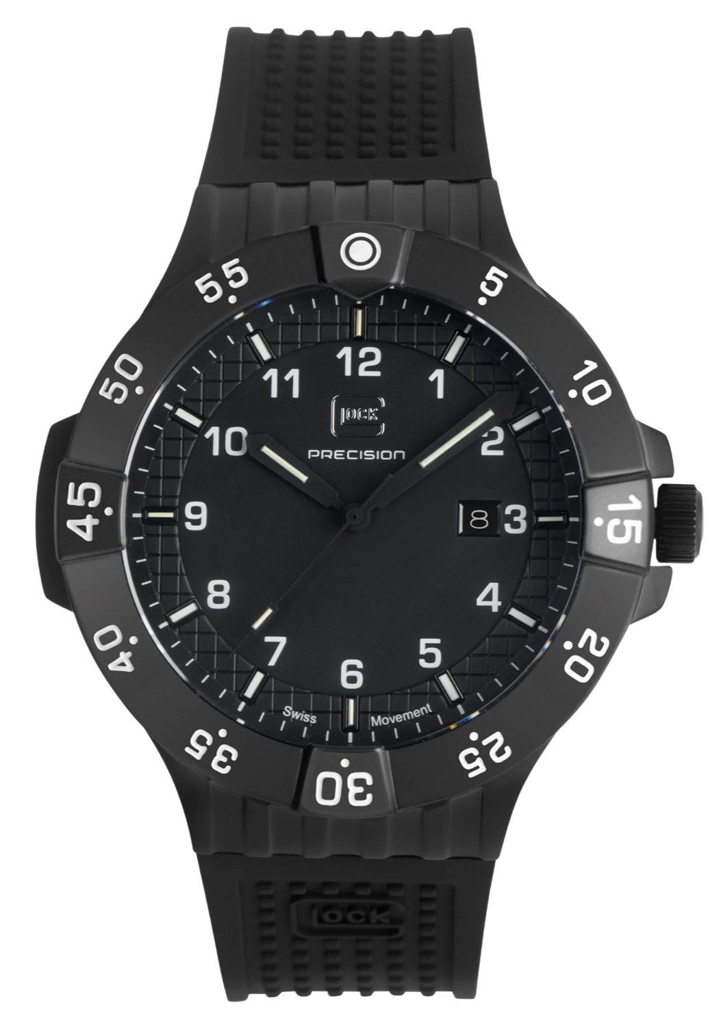 Glock GW-15-3-22 Quarzuhr für Herren Schwarz Glock GW-15-3-22 Quarzuhr für Herren Schwarz