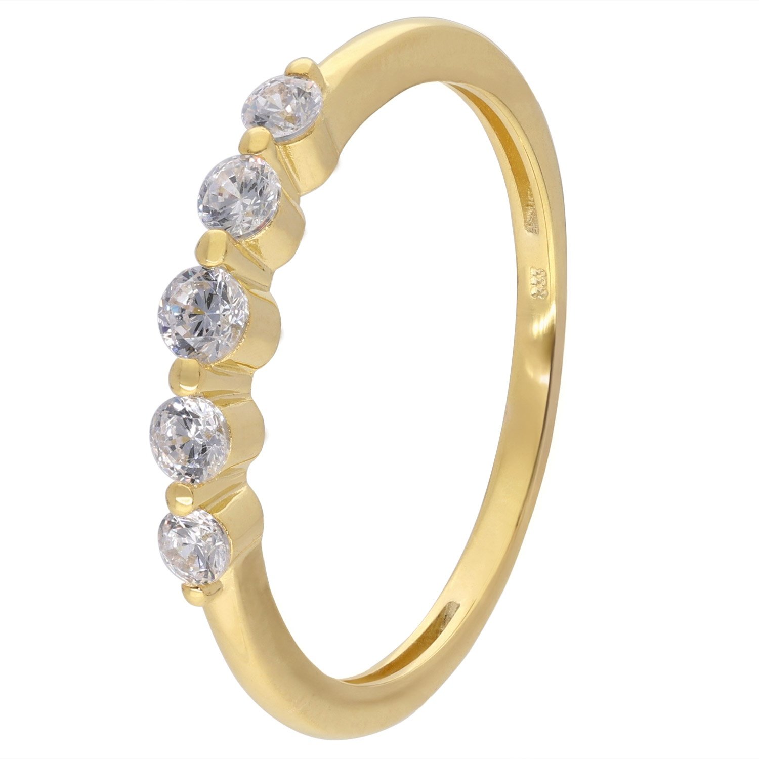 GLIZZ GL8752 Damenring Gold 333/8K mit Zirkonia GLIZZ GL8752 Damenring Gold 333/8K mit Zirkonia