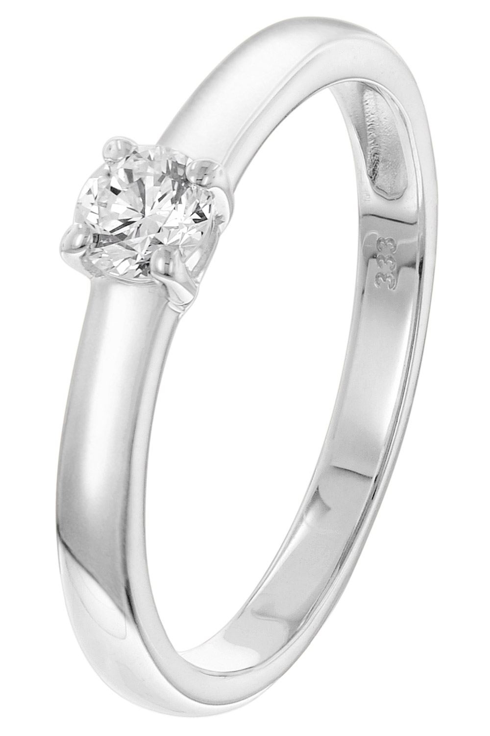 GLIZZ GL1054 Damenring Mit Lab Grown Diamant 0,25 ct. Weißgold 333/8K