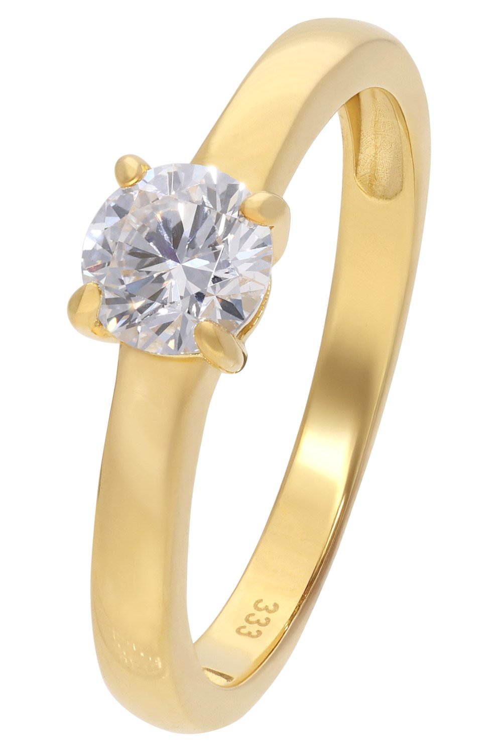 GLIZZ GL1058 Damenring Mit Lab Grown Diamant 0,50 ct. Gelbgold 333/8K