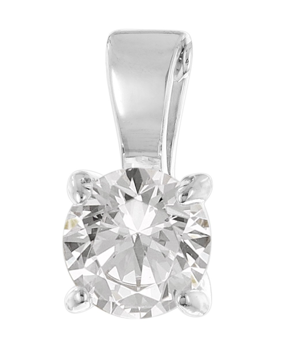 GLIZZ GL1071 Schmuck-Anhänger mit Lab Grown Diamant 0,50 Karat 333 Weißgold