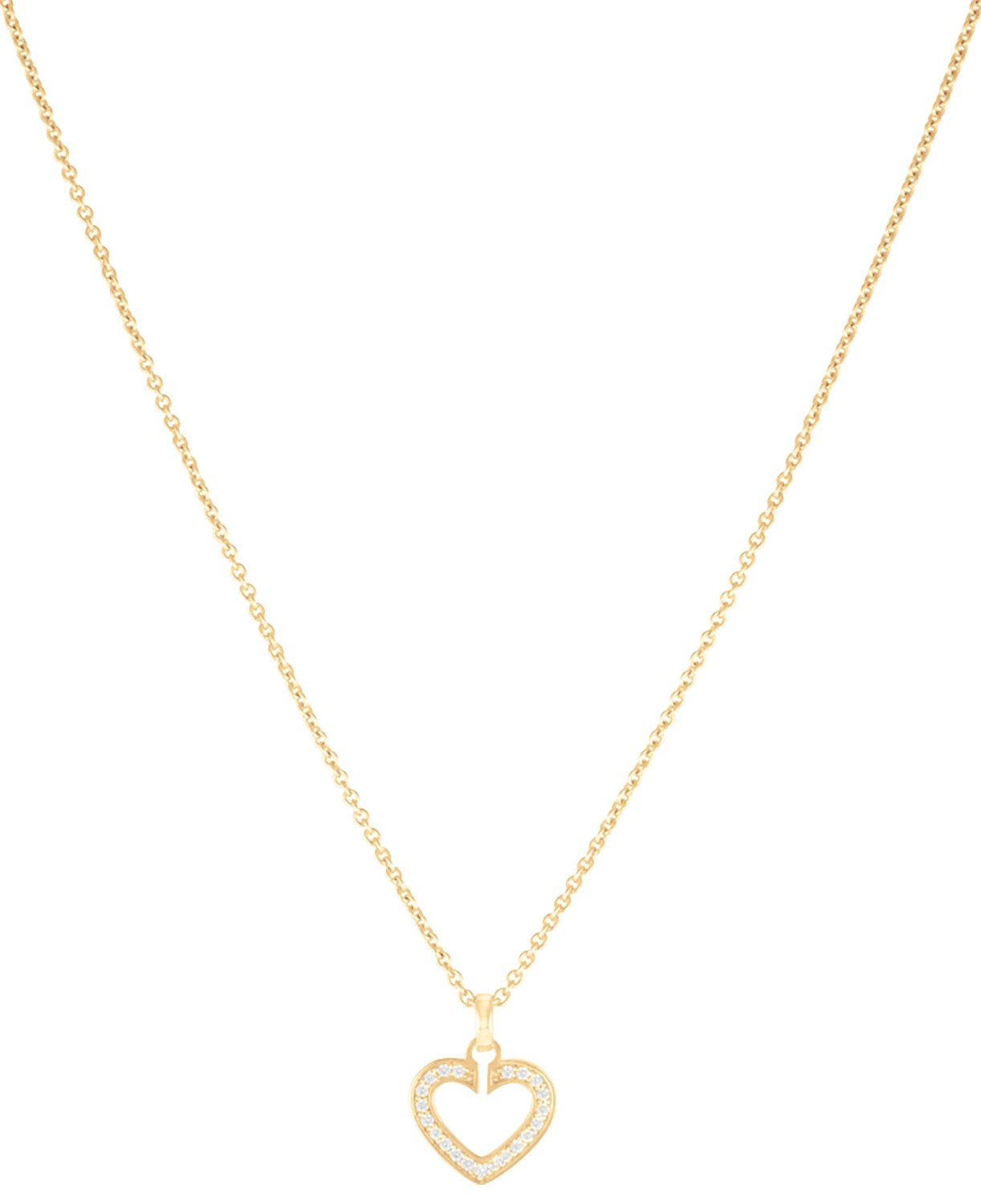 Jette 88340141 Damen-Halskette Sacred Heart Goldfarben