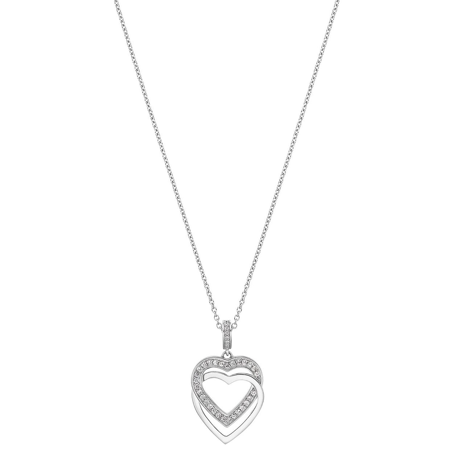 Jette 88336054 Damen-Kette Herz Swing Heart 925 Silber