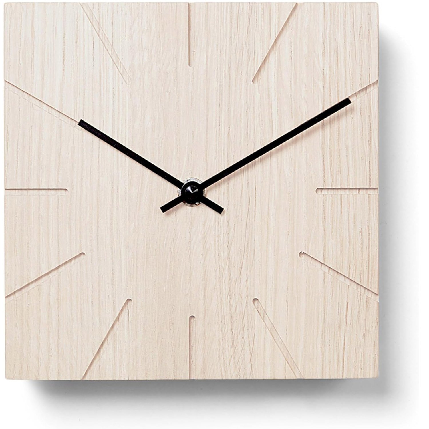 Natuhr 8NU1-14-3 Funk Wanduhr / Tischuhr Beam Eiche Gekalkt